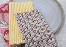 Load image into Gallery viewer, DAPHNE Block Print Napkins
