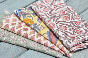 AMBERLEY Block Print Napkins